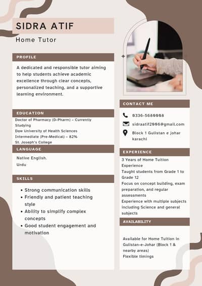 Tution available for class 1-12 and Assignment making service