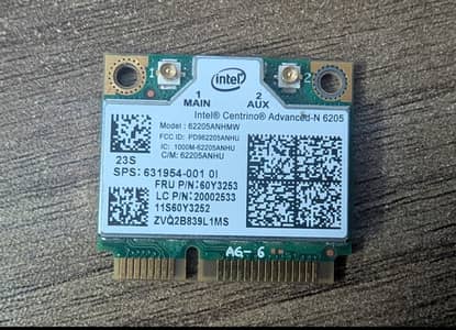 Intel Centrino Advanced-N 6205 Wifi Card