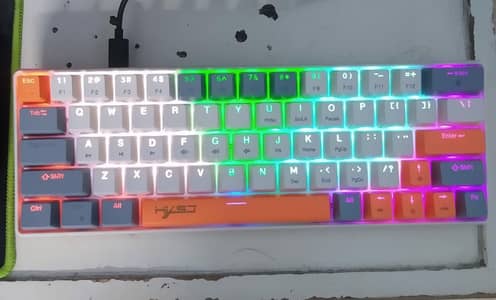 HXSJ V500 60% Layout Mechanical Keyboard Blue Switches Hot Swappable