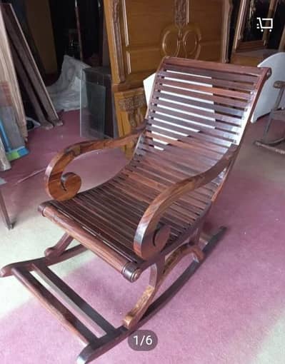 chinioti rocking chair & jhola