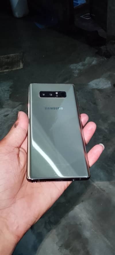 Samsung Mobile Note 8 all ok lush condition sell and exchange