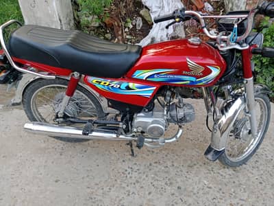 Honda CD 70 2024 model for sale in nice condition
