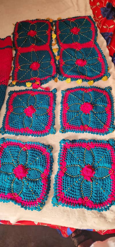 hath se banaya howa bad sheet set