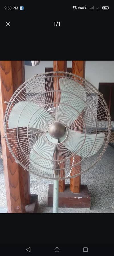 padistal coper fan