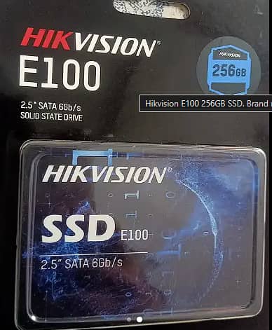 hikvision E100 256gb Brand new