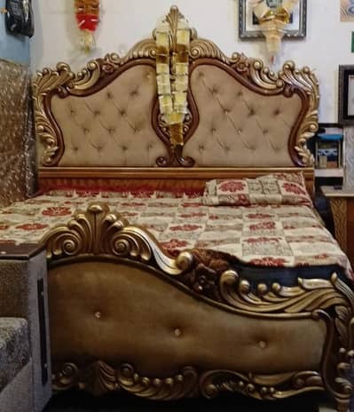 One Bed With Two side Tables & one Dressing Table