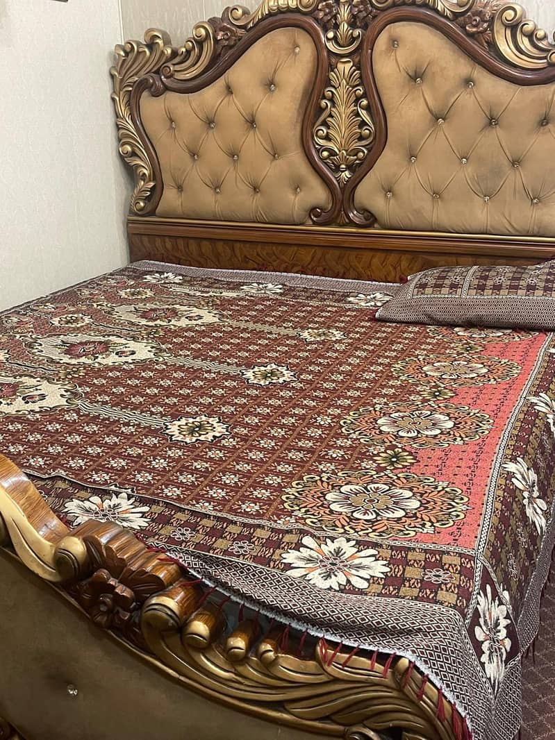 One Bed With Two side Tables & one Dressing Table 1
