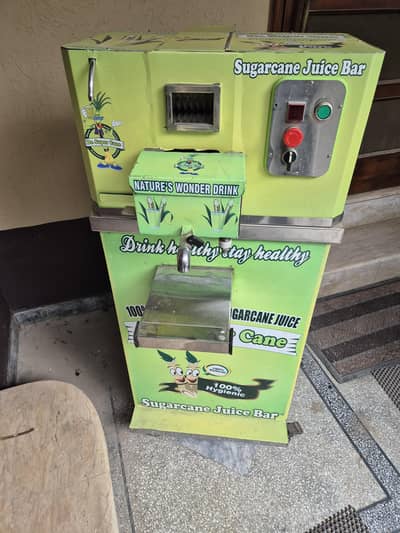 sugarcane juice machine slightly used