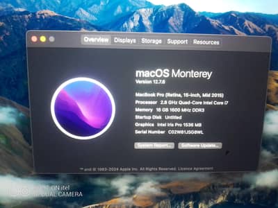 Apple Macbook Pro i7 2015