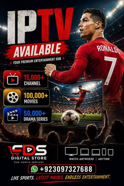 Premium IPTV | Live Sports, Cricket, Movies | 4K Smart TV