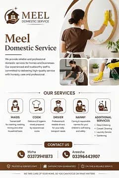 Nannies,House Maids,Cook, Patient Attendent, Driver etc