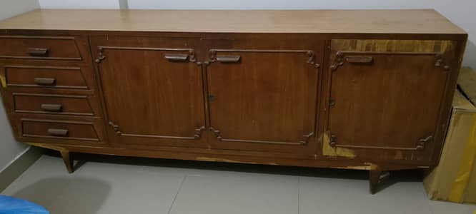 Heavy Duty Wooden Storage Cabinet – Solid Wood