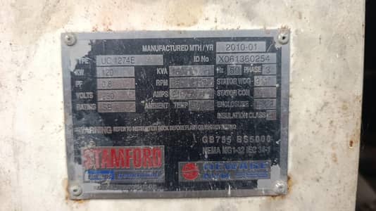 perkins 150KVA diesel generator/Stamford alternator/excellent start