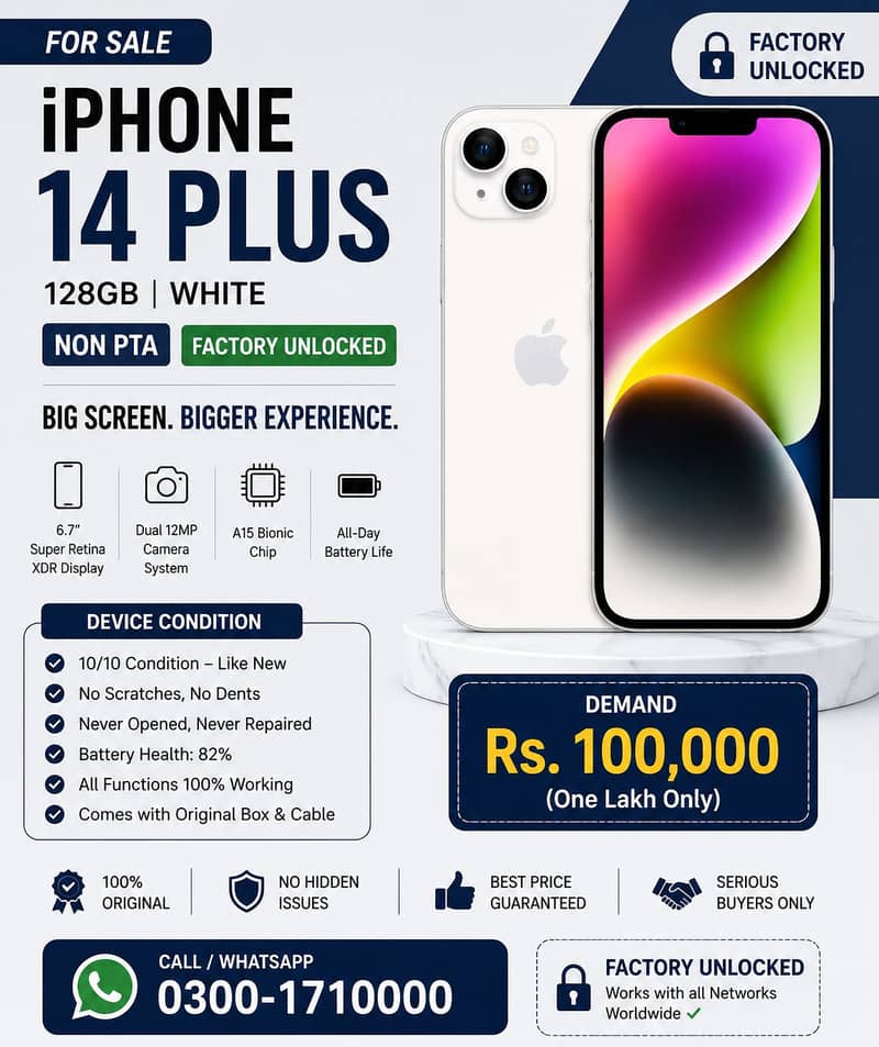 Apple iPhone 14 plus 0