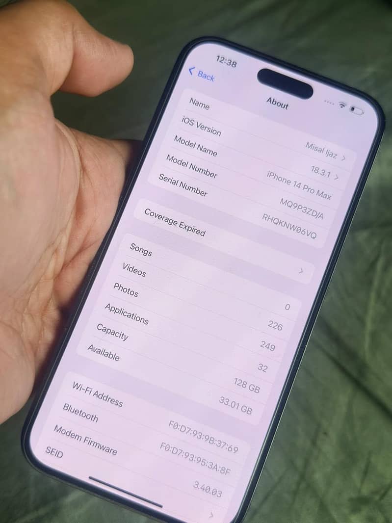 Iphone 14 pro Max 5