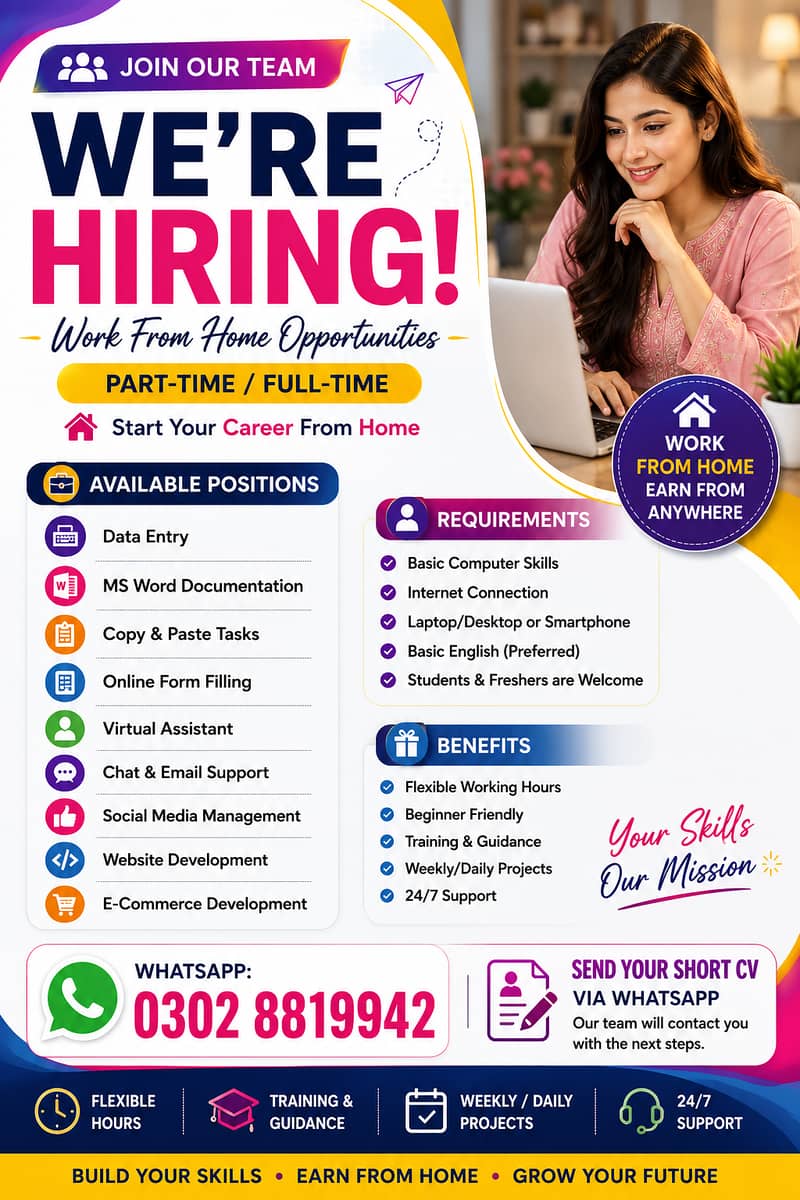 Part time/full time/Online/Assignments/Typing/Data entry/Student/Teac 0