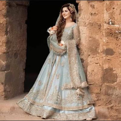 Ladies 3 Piece Embroidered Suit - Fancy - Unstitched
