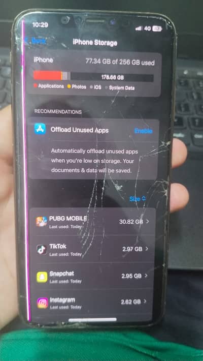 Apple iPhone XS Max 256 gb factory unlock 86 health no open no repair