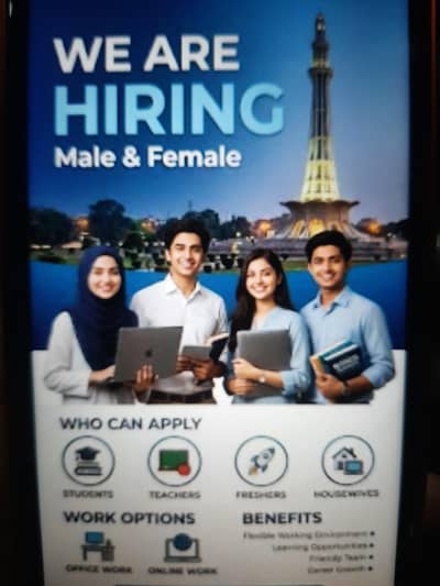 Hiring Now At Lahore!