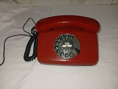 Antique classic vintage rotary old Dial telephone set