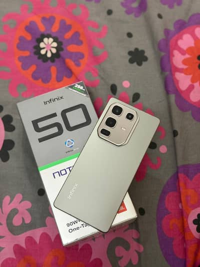 Infinix Note 50 Pro with box 24/256gb