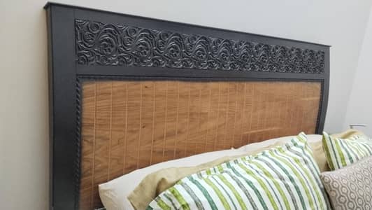 King Size wooden bed for sale