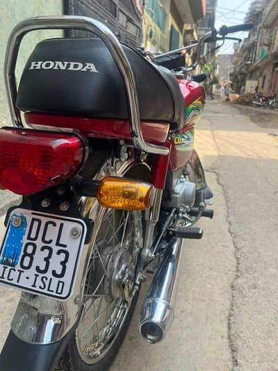 Honda CD 70 2023 model argent sale karna hai