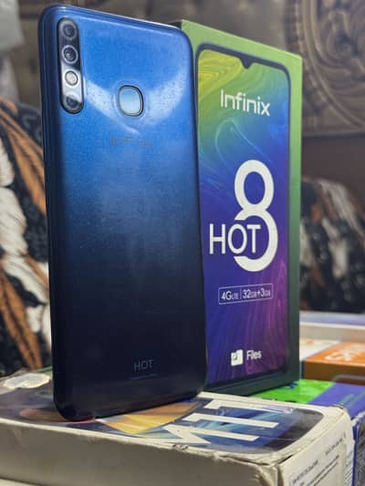 Infinix Hot 8 with box