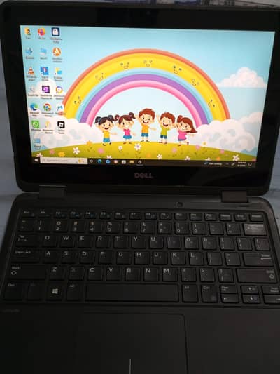 100% working laptop with touch screen