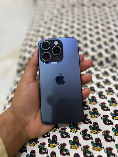 iPhone 15 Pro Non PTA - 128gb Waterpack With box and cable