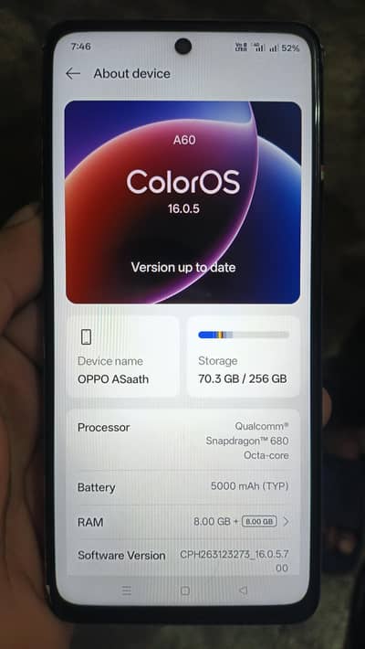 OPPO A60