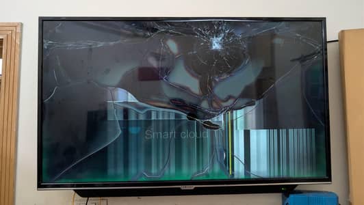 55 inches broken Samsung Led for sale