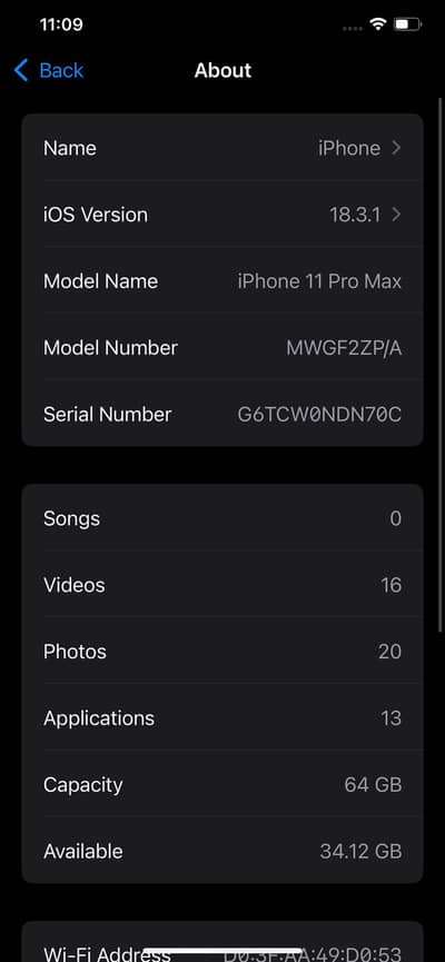 Apple iPhone 11 Pro Max