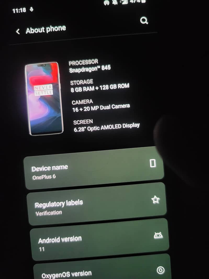 One Plus 6 4