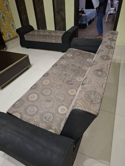 sofa cum bed and setti