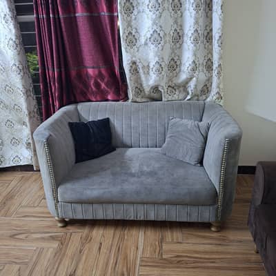  Modern Grey 3+2 Sofa Set – Premium Quality | Excellent Condition