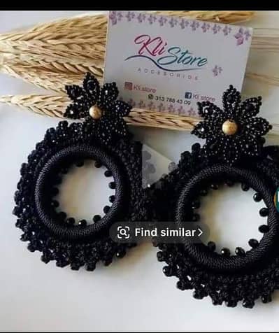 crochet jewellery available order par bi tiyar ki jati hn