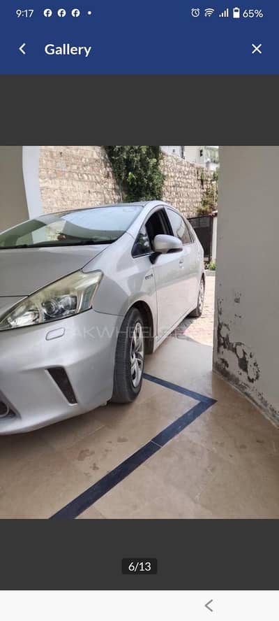 Toyota Prius  alpha 7 seater 2012 Islamabad register