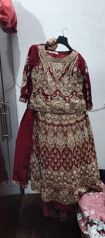 Barat Lehnga One Time Used