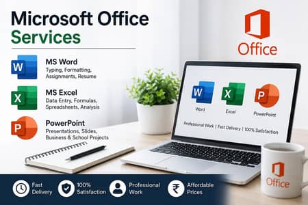 Assignments, Data Entry & Presentation Services