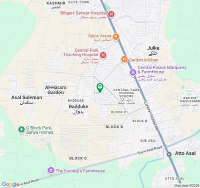 10 Marla House For Sale In Central Park Housing G-Block Scheme Lahore Ferozpur Road.