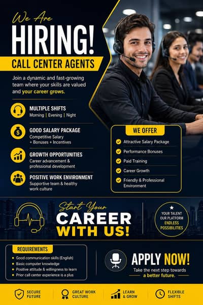 Agents required for call centre !!!