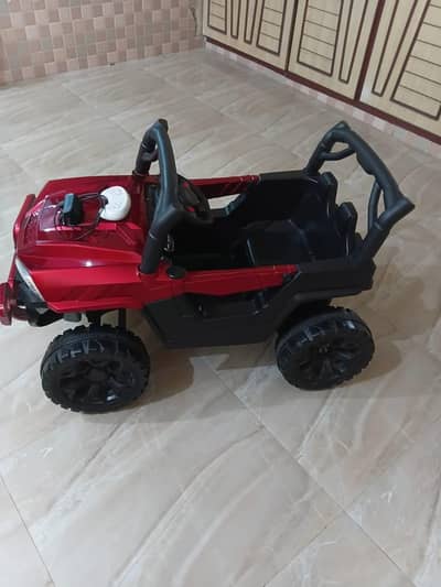Red jeep