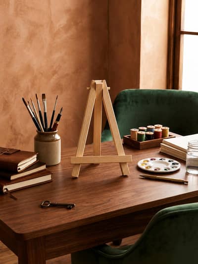 Small Wooden Canvas Stand