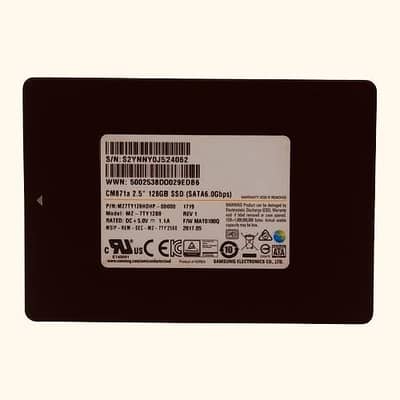 SAMSUNG 128GB SSD SATA (6.0GBPs) HARD DRIVE WITH CASE