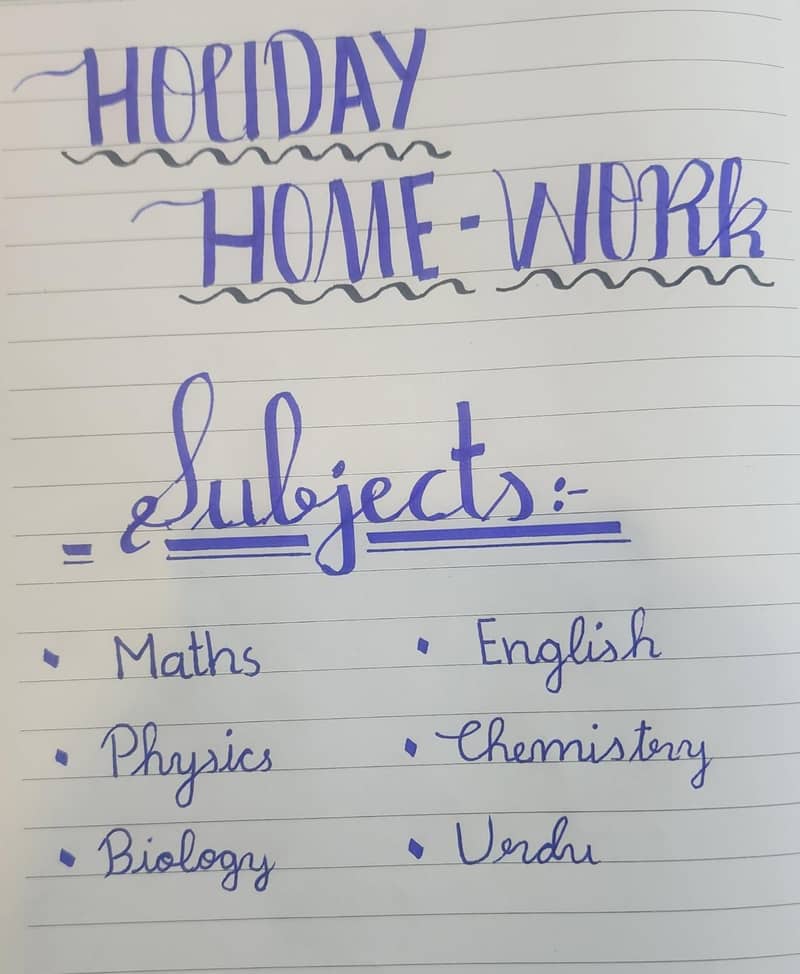 homework and projects 1