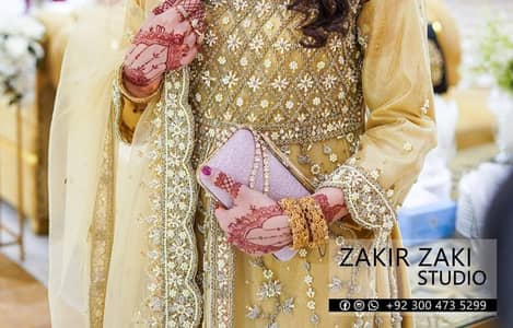 Full Embroidered work - Formal wedding wear - barat/ waleema wear