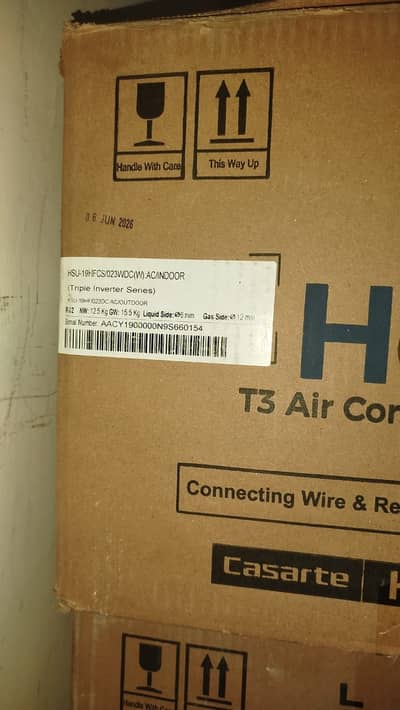 HAIER 19HF T3 DC INVERTER AC BRAND NEW