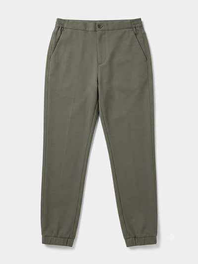 Men's premium olive green jogger trouser