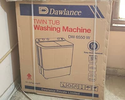 Brand new "DAWLANCE WASHING MACHINE WITH DRYER DW 6550 W"